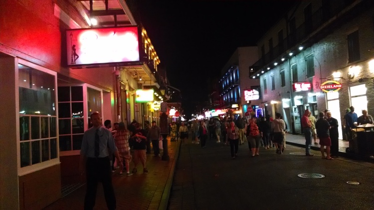 Bourbon Street, where the noise comes from